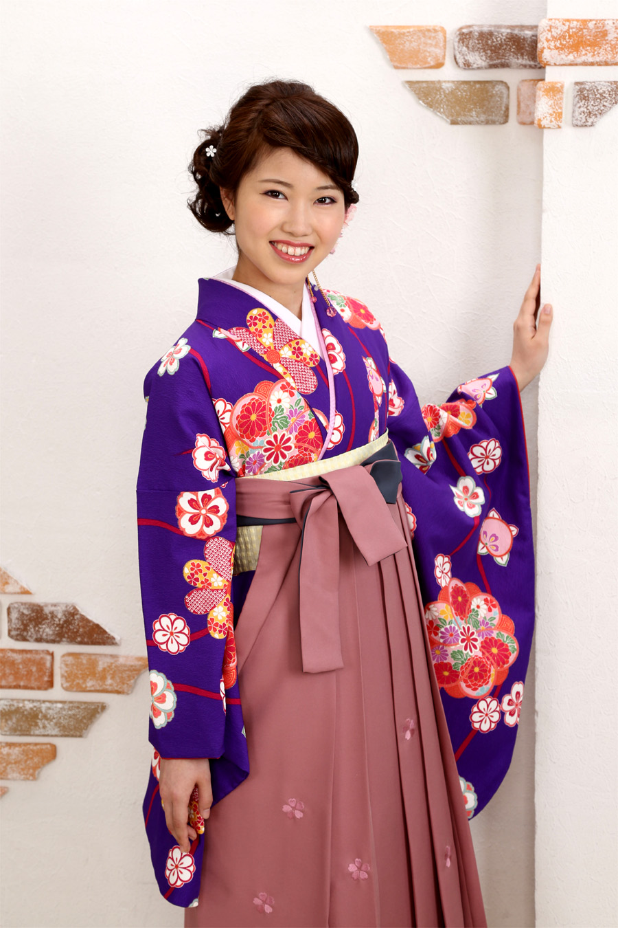 広島の卒業式袴の衣裳のレンタル・着付は貸衣裳の花ゆめ ギャラリー